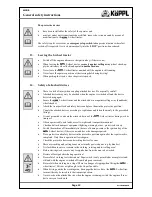 Preview for 13 page of Koeppl Luchs HYDRO LHR-2 Operating Manual