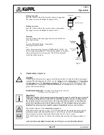 Предварительный просмотр 20 страницы Koeppl Luchs HYDRO LHR-2 Operating Manual