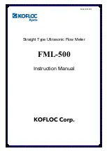 Kofloc FML-500 Instruction Manual preview