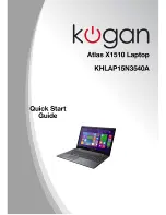 Предварительный просмотр 1 страницы Kogan Atlas X1510 Quick Start Manual