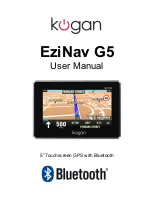 Kogan EziNAV G5 User Manual preview