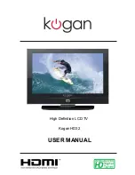 Kogan HDMI HD32 User Manual preview