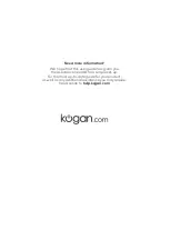 Preview for 12 page of Kogan KA5LDGAFRYA User Manual