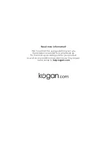 Preview for 12 page of Kogan KAANCTW6WTA User Manual