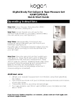 Preview for 1 page of Kogan KABFC2PDIGA Quick Start Manual