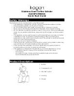 Preview for 1 page of Kogan KACOFGRNDXA Quick Start Manual