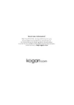 Preview for 16 page of Kogan KACTVMSGUNA User Manual