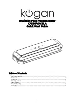 Preview for 1 page of Kogan KADMFVACSLA Quick Start Manual