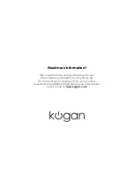 Preview for 12 page of Kogan KAIECEB25MB User Manual