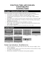 Kogan KAKDTABLUMA Assembly Manual preview