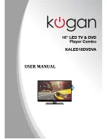 Kogan KALED16DVDVA User Manual preview