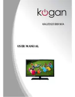 Kogan KALED22XXXWA User Manual предпросмотр