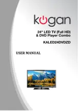 Kogan KALED24DVDZD User Manual предпросмотр