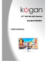 Kogan KALED27MONSD User Manual предпросмотр