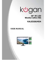 Предварительный просмотр 1 страницы Kogan KALED28UHDA User Manual