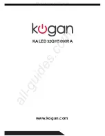 Preview for 1 page of Kogan KALED32QH5000RA Manual