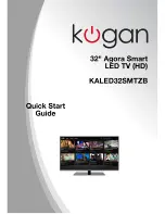 Kogan KALED32SMTZB Quick Start Manual preview