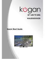 Preview for 1 page of Kogan KALED32XXXZB Quick Start Manual