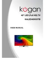 Kogan KALED40XXXTB User Manual preview