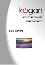 Kogan KALED40XXXZC Series User Manual preview