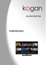 Preview for 1 page of Kogan KALED42SMTWA User Manual