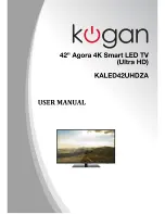 Kogan KALED42UHDZA User Manual preview