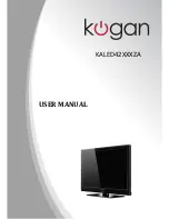 Kogan KALED42XXXZA User Manual предпросмотр