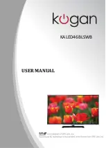 Preview for 1 page of Kogan KALED46BLSWB User Manual