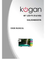 Preview for 1 page of Kogan KALED48XXXYA User Manual