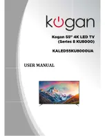 Kogan KALED55KU8000UA User Manual preview