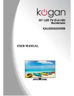 Kogan KALED55XXXWB User Manual preview