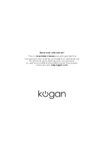 Preview for 16 page of Kogan KAMN28UHFSA Quick Start Manual