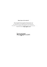 Preview for 20 page of Kogan KAMN34XQUCLA User Manual