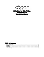 Предварительный просмотр 1 страницы Kogan KAMSBSF527A Quick Start Manual