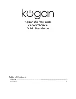 Kogan KAOXSTPCRKA Quick Start Manual предпросмотр