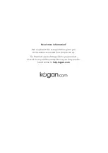 Preview for 8 page of Kogan KAPDPBQC20A User Manual