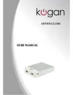 Preview for 1 page of Kogan KAPWB11UNIA User Manual