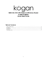 Kogan KAR0514GMDA Quick Start Manual preview