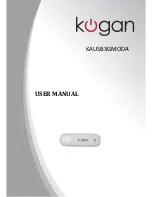 Preview for 1 page of Kogan KAUSB3GMODA User Manual