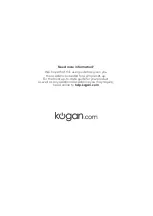 Предварительный просмотр 16 страницы Kogan KAVACSTV06A User Manual