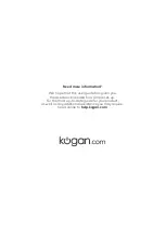 Предварительный просмотр 8 страницы Kogan KAWCMFHDRLA User Manual