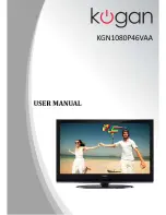 Kogan KGN1080P46VAA User Manual preview