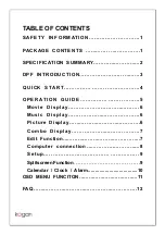 Preview for 2 page of Kogan KGNDPF15VAB User Manual