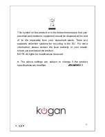 Preview for 15 page of Kogan KGNDPFC8 Instruction Manual