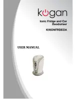 Preview for 1 page of Kogan KHIONFRDEOA User Manual