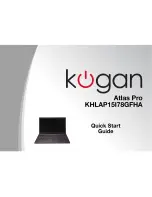 Kogan KHLAP15I78GFHA Quick Start Manual предпросмотр