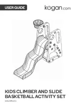 Kogan KIDS CLIMBER AND SLIDE BASKETBALL ACTIVITY SET User Manual предпросмотр