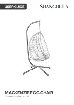 Kogan Shangri-La Mackenzie Egg Chair SLMACKEGCBA User Manual предпросмотр