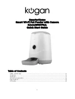 Kogan SmarterHome KACAMPETFDA Quick Start Manual preview