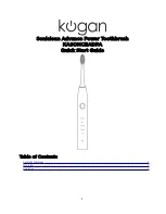 Preview for 1 page of Kogan Soniclean Advance Quick Start Manual